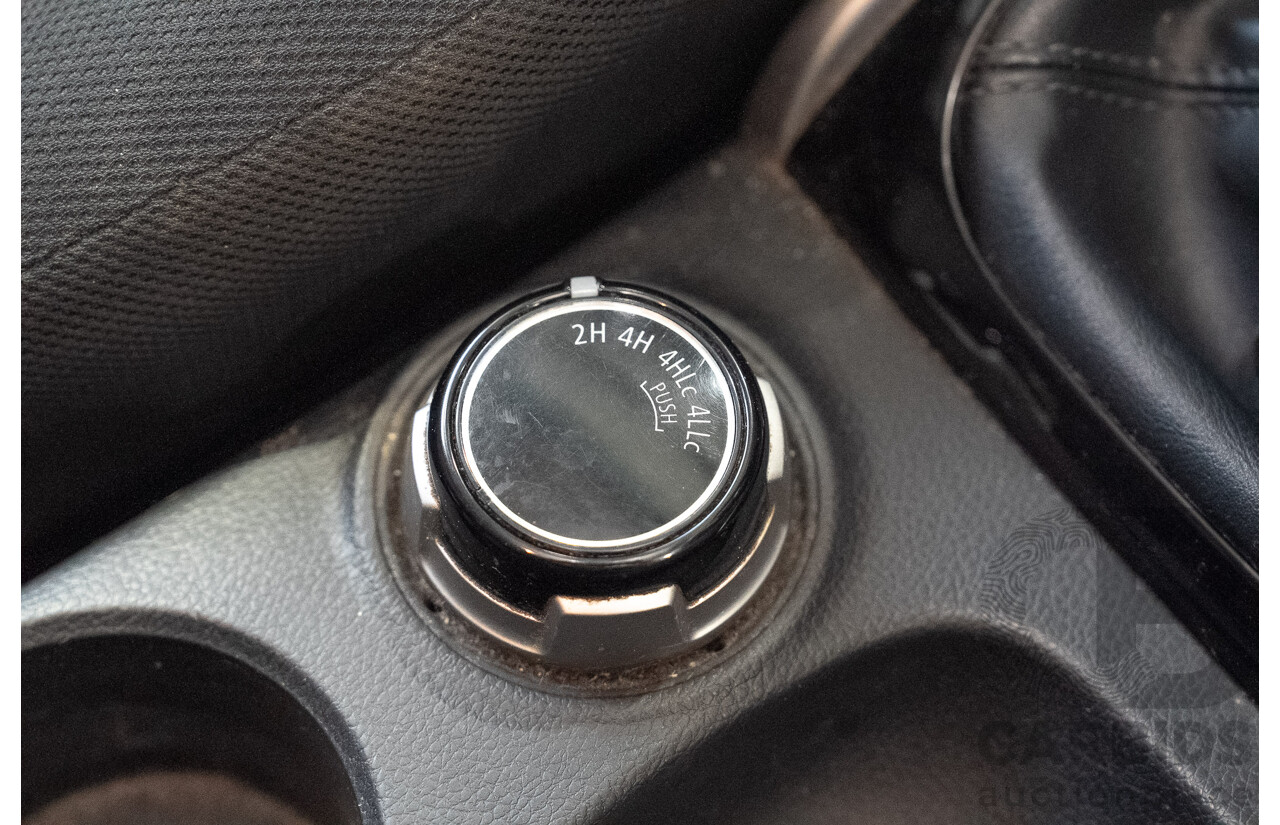 06/2018 Mitsubishi Triton GLS (4x4) MQ MY18 Dual Cab Utility Black 2.4L