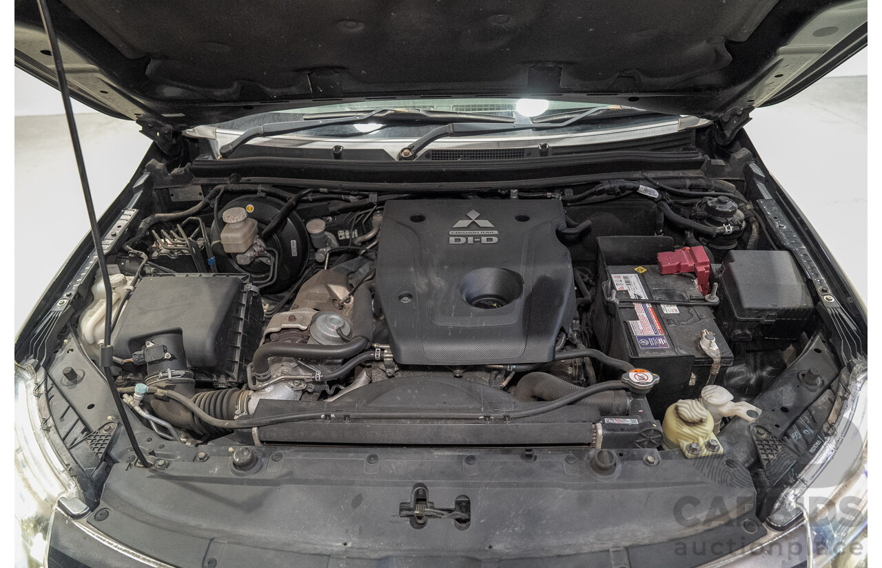 06/2018 Mitsubishi Triton GLS (4x4) MQ MY18 Dual Cab Utility Black 2.4L