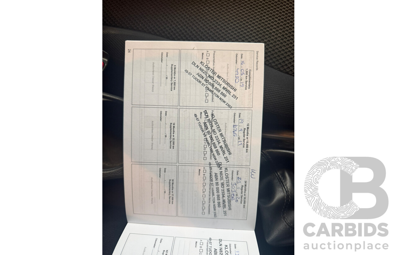 06/2018 Mitsubishi Triton GLS (4x4) MQ MY18 Dual Cab Utility Black 2.4L