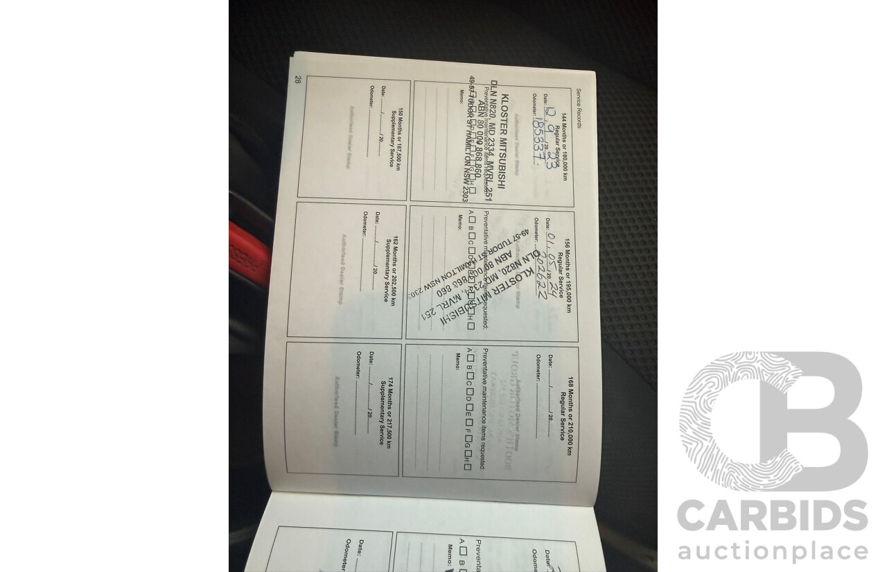 06/2018 Mitsubishi Triton GLS (4x4) MQ MY18 Dual Cab Utility Black 2.4L