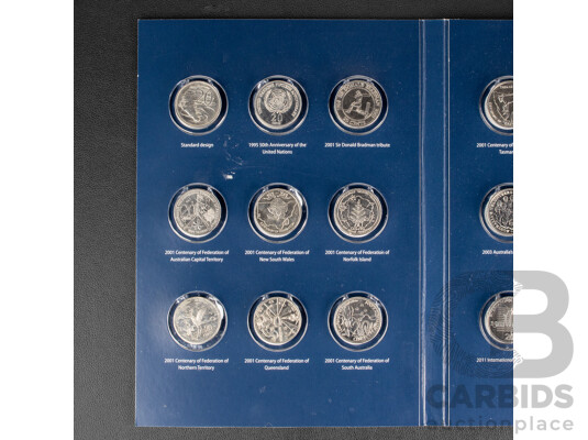 Australian RAM Twenty Cent Coin Collection Folder