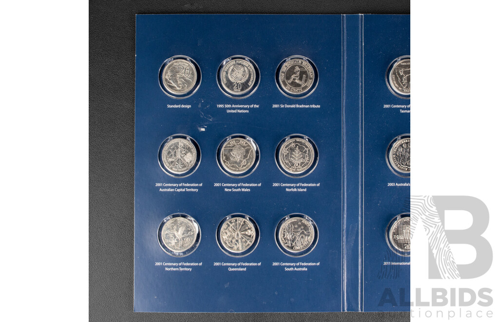 Australian RAM Twenty Cent Coin Collection Folder