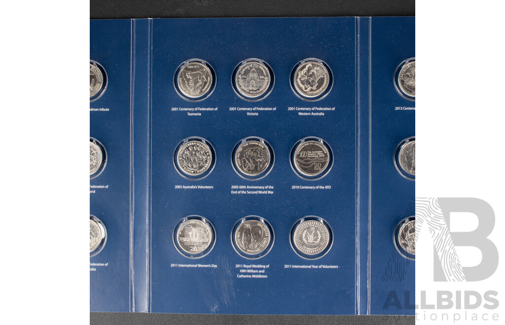 Australian RAM Twenty Cent Coin Collection Folder