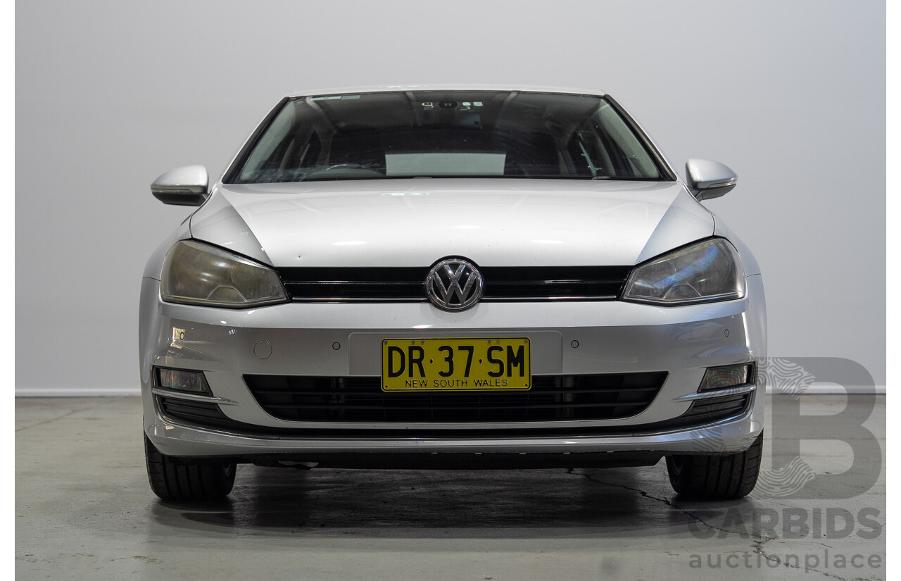 08/2013 Volkswagen Golf 110TDI HIGHLINE AU 5d Hatchback Reflex Silver 2.0L