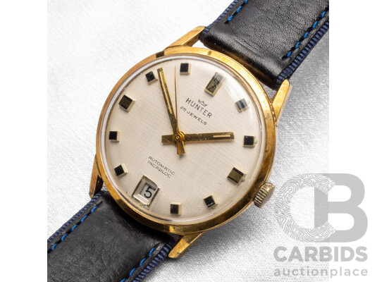 Vintage Swiss Hunter 25 Jewels Automatic Watch