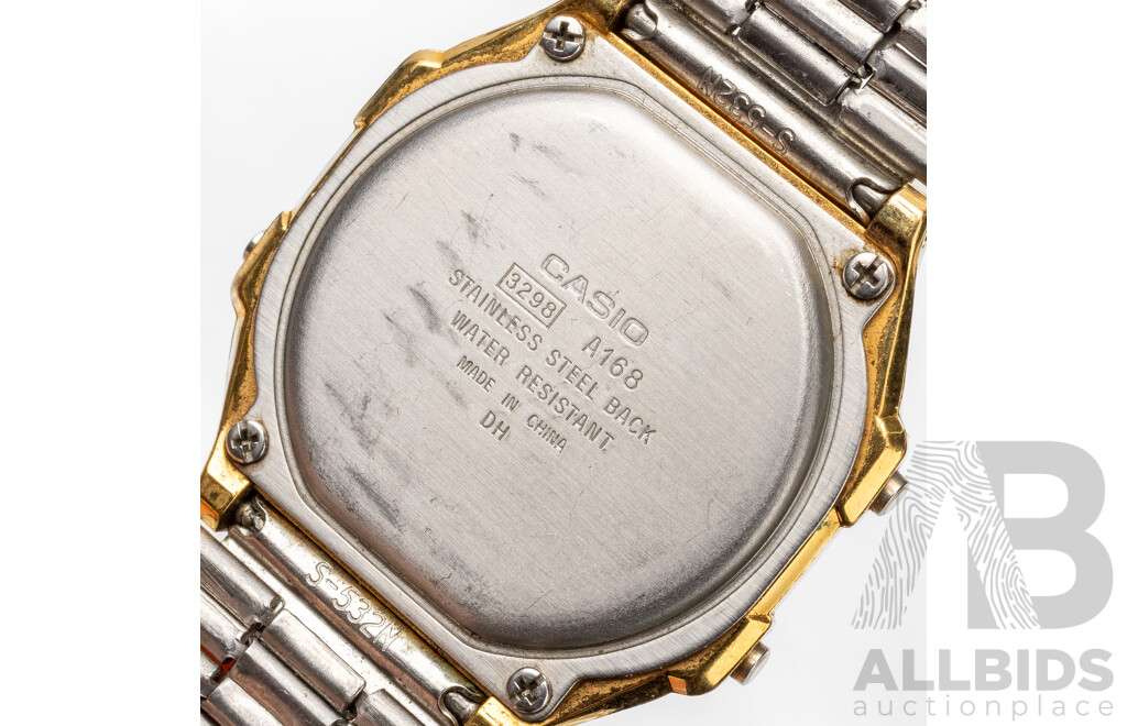 Casio A168 Module 3298 Classic Retro Digital Watch