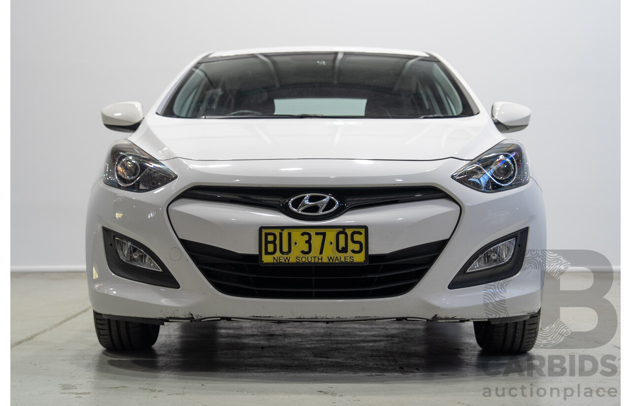 03/2013 Hyundai I30 Active GD 5d Hatchback White 1.8L