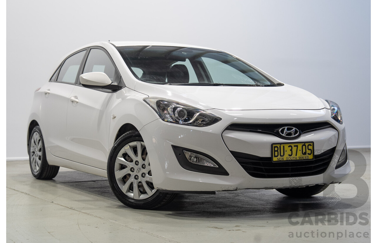 03/2013 Hyundai I30 Active GD 5d Hatchback White 1.8L