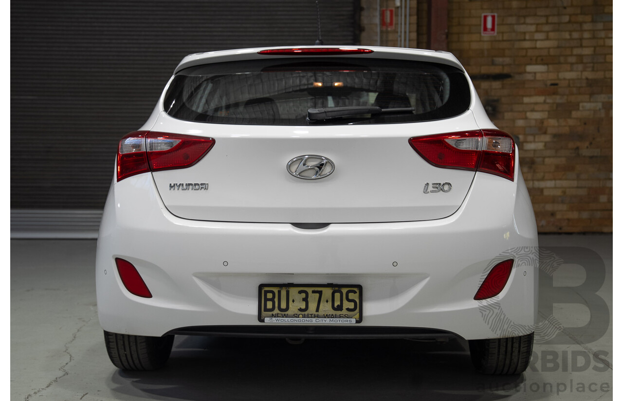 03/2013 Hyundai I30 Active GD 5d Hatchback White 1.8L