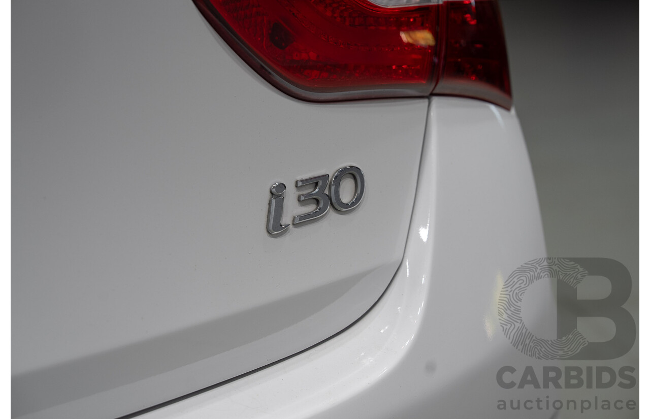 03/2013 Hyundai I30 Active GD 5d Hatchback White 1.8L
