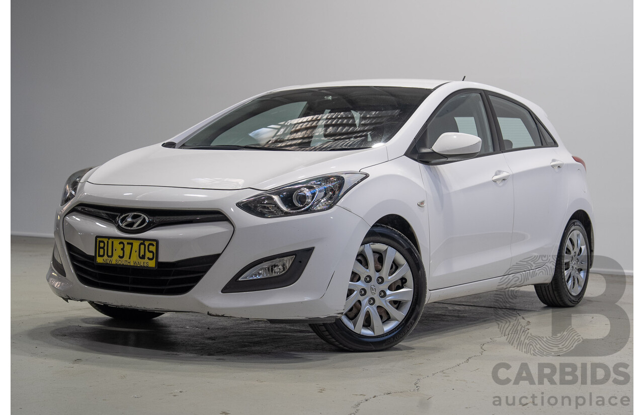 03/2013 Hyundai I30 Active GD 5d Hatchback White 1.8L