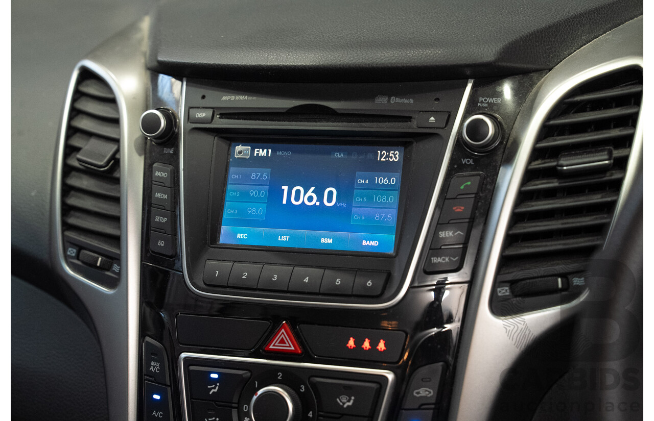 03/2013 Hyundai I30 Active GD 5d Hatchback White 1.8L