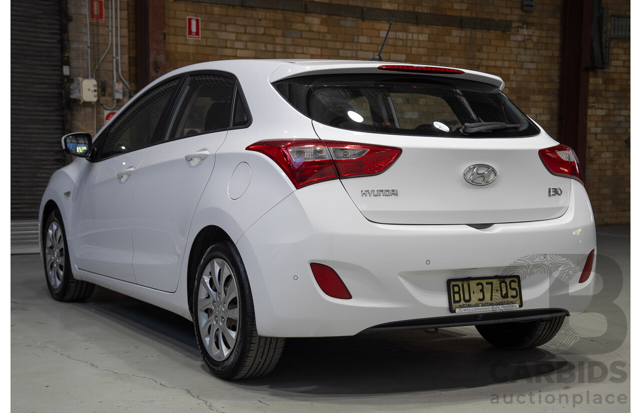 03/2013 Hyundai I30 Active GD 5d Hatchback White 1.8L
