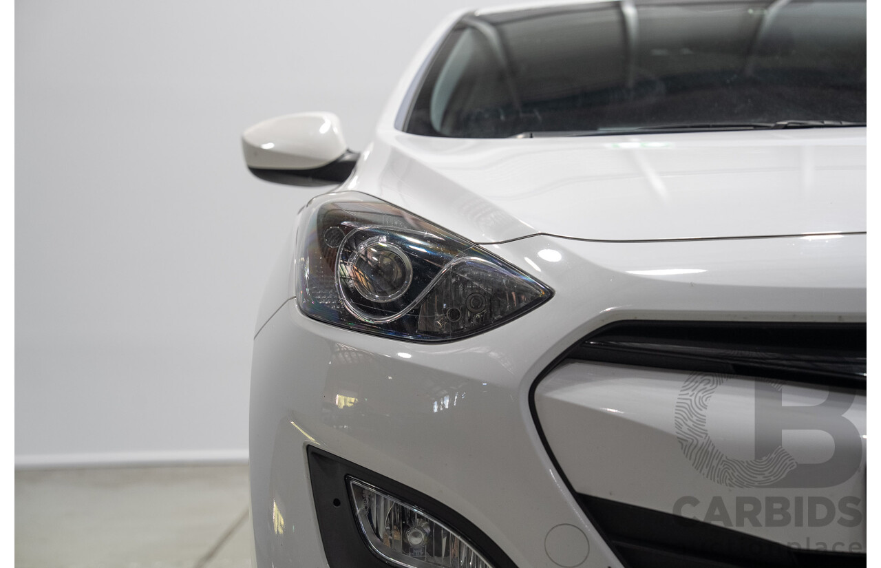 03/2013 Hyundai I30 Active GD 5d Hatchback White 1.8L