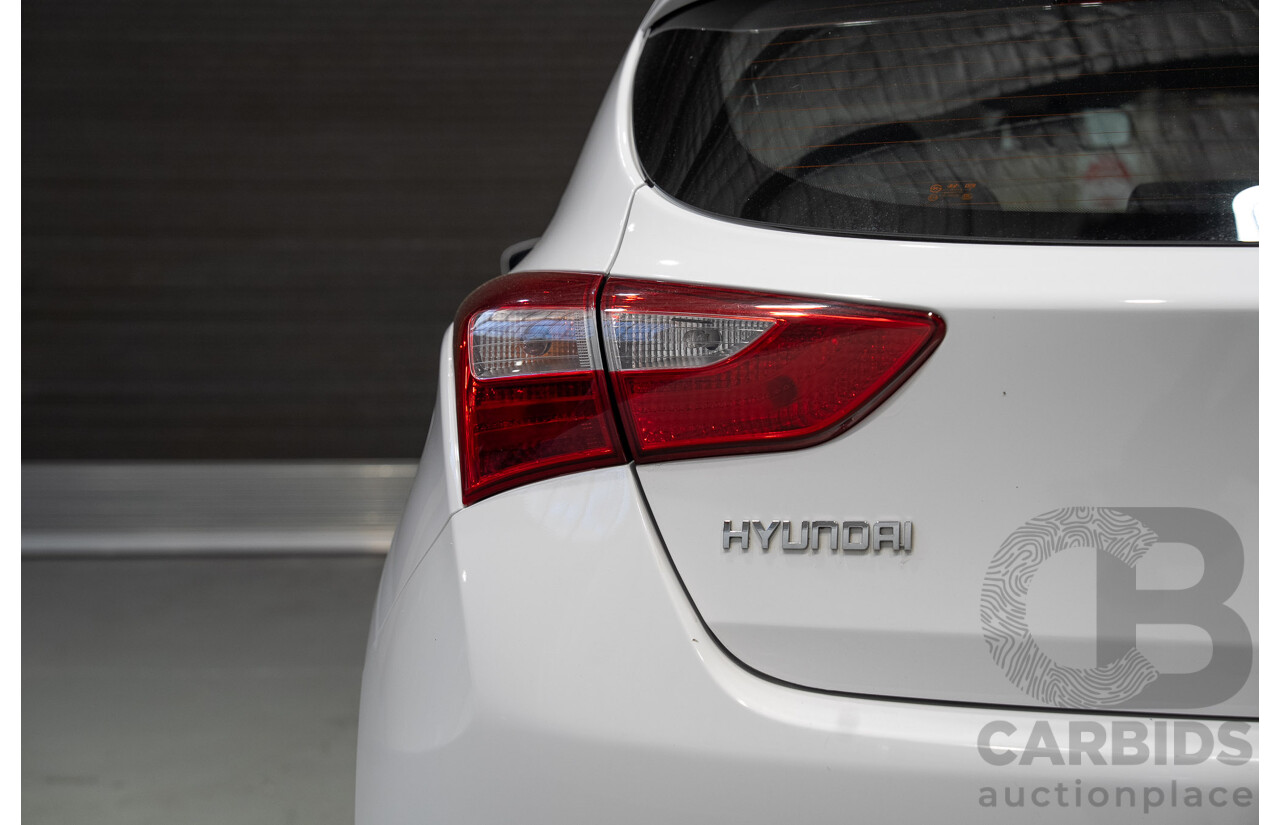 03/2013 Hyundai I30 Active GD 5d Hatchback White 1.8L