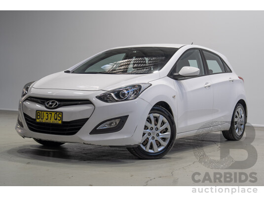 03/2013 Hyundai I30 Active GD 5d Hatchback White 1.8L