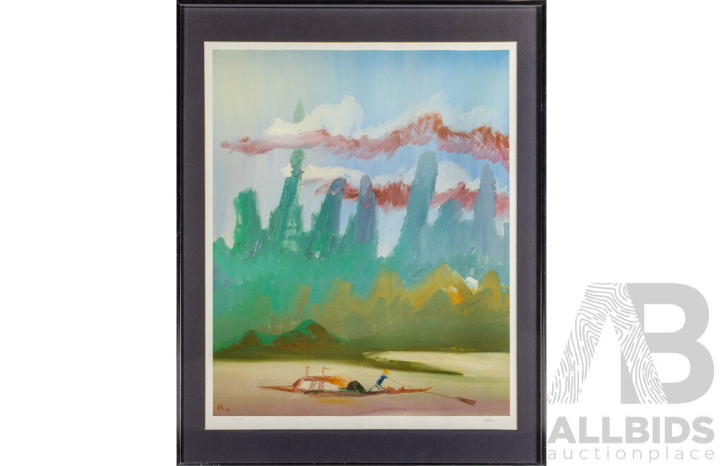 Sidney Nolan (20th Century, Australian, 1917-1992), River Kwai Series, Original Signed & Editioned Colour Photolithograph, 92H x 72W cm (frame)