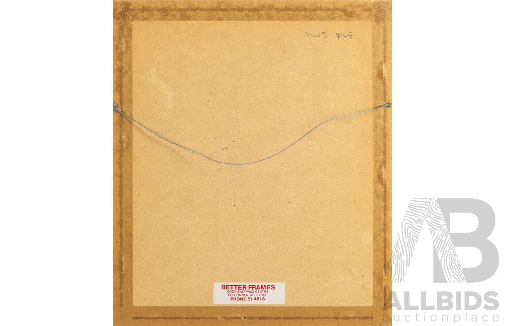 Barak Zelig (20th Century, Australian, 1963-), What's Left!? (1989), Original Signed & Editioned Screen Print, 37.5H x 32.5W cm (frame)
