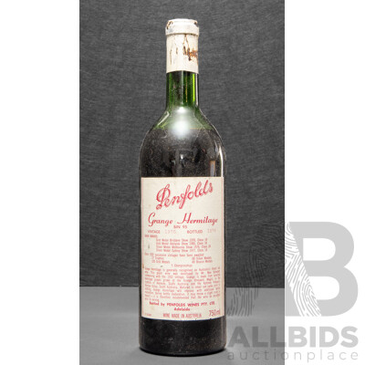 Penfolds Grange Hermitage Bin 95 Vintage 1975