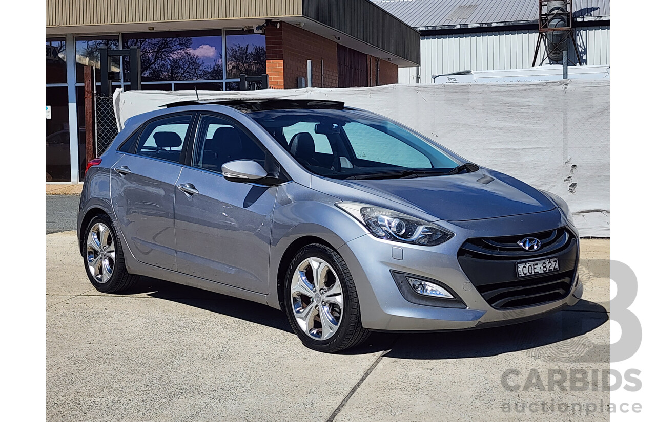 06/2013 Hyundai i30 Premium GD 5d Hatchback Silver 1.8L