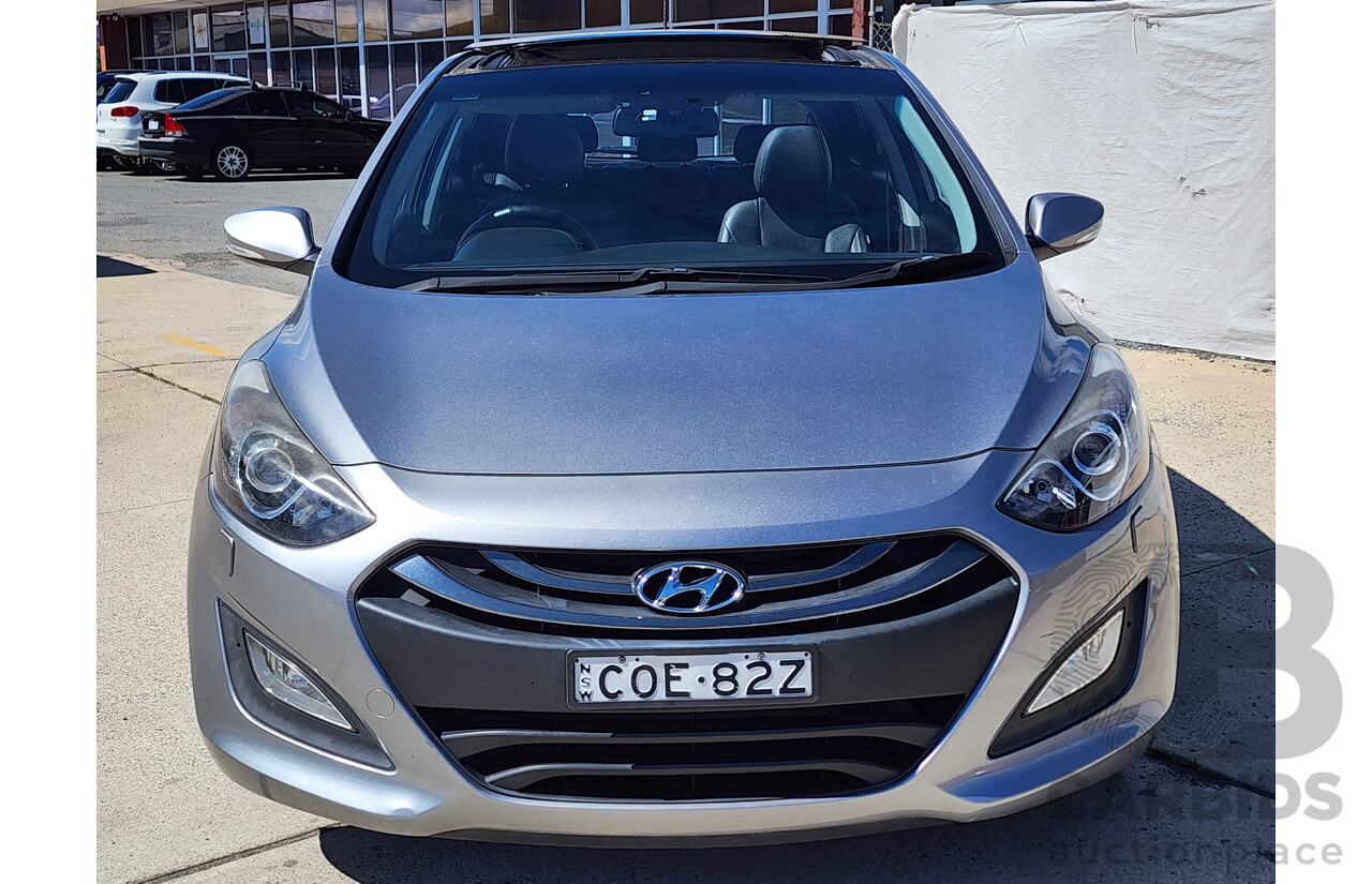 06/2013 Hyundai i30 Premium GD 5d Hatchback Silver 1.8L
