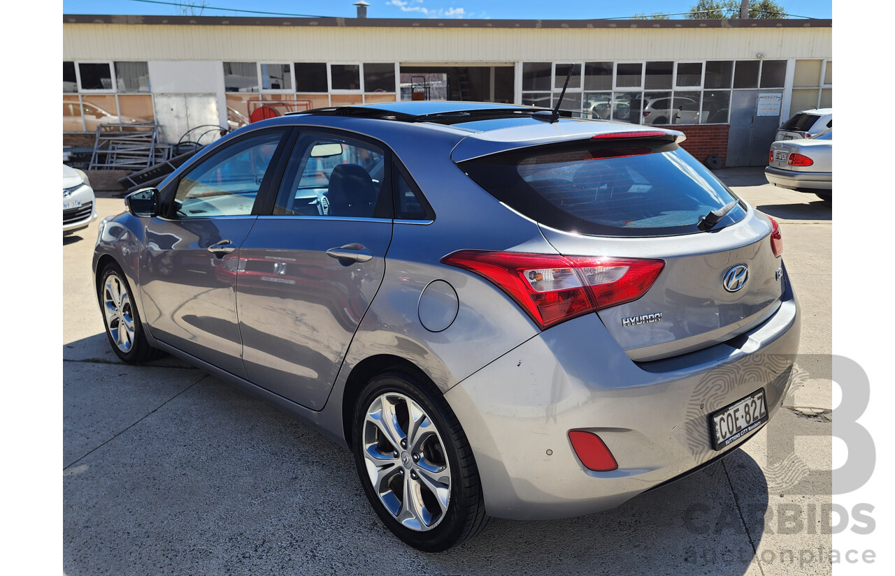 06/2013 Hyundai i30 Premium GD 5d Hatchback Silver 1.8L