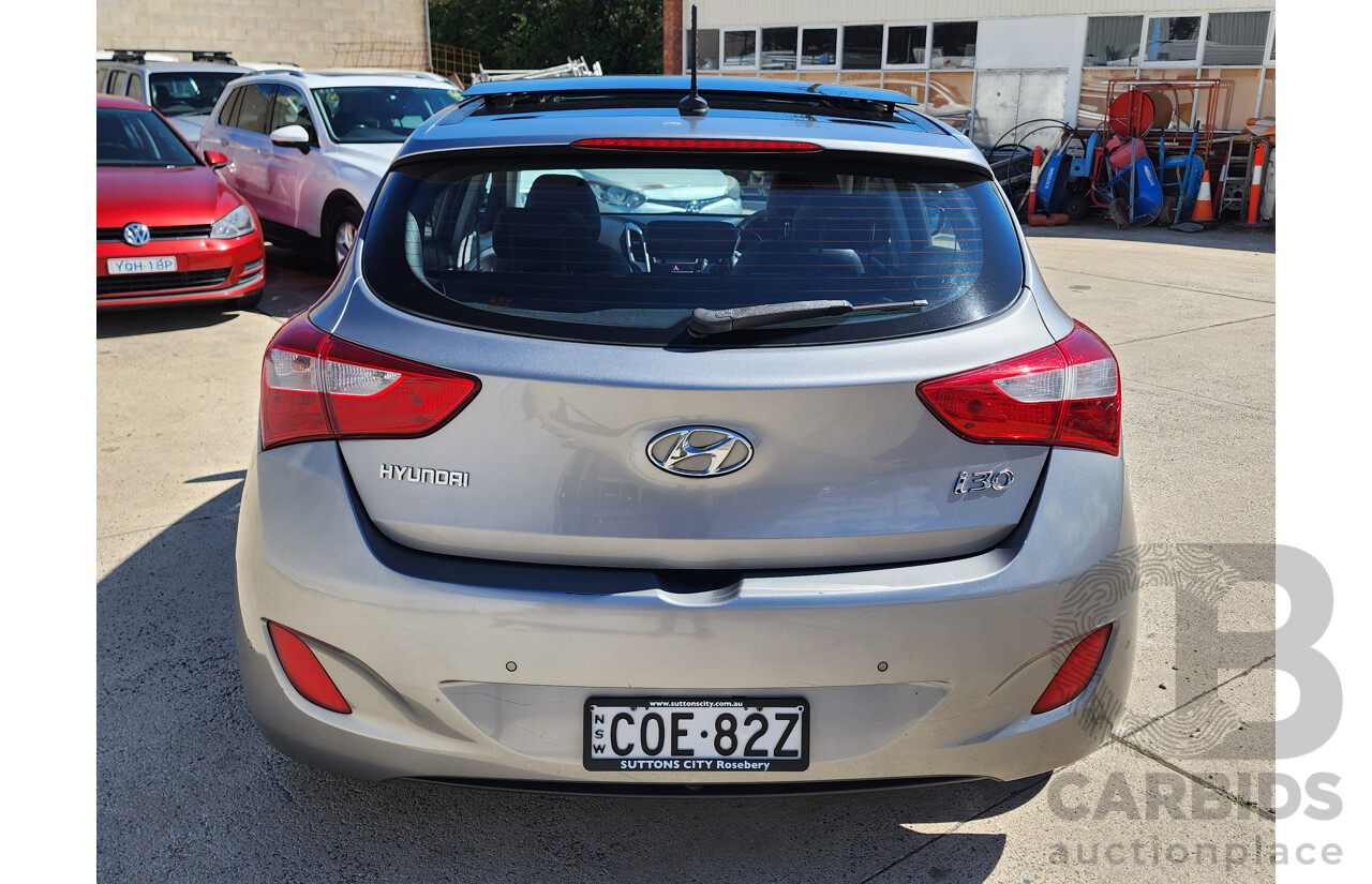 06/2013 Hyundai i30 Premium GD 5d Hatchback Silver 1.8L