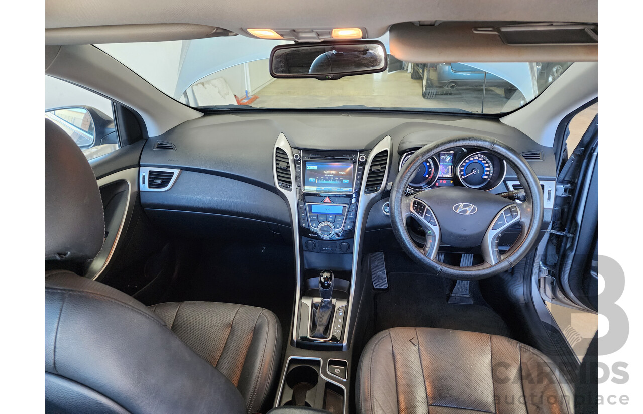 06/2013 Hyundai i30 Premium GD 5d Hatchback Silver 1.8L