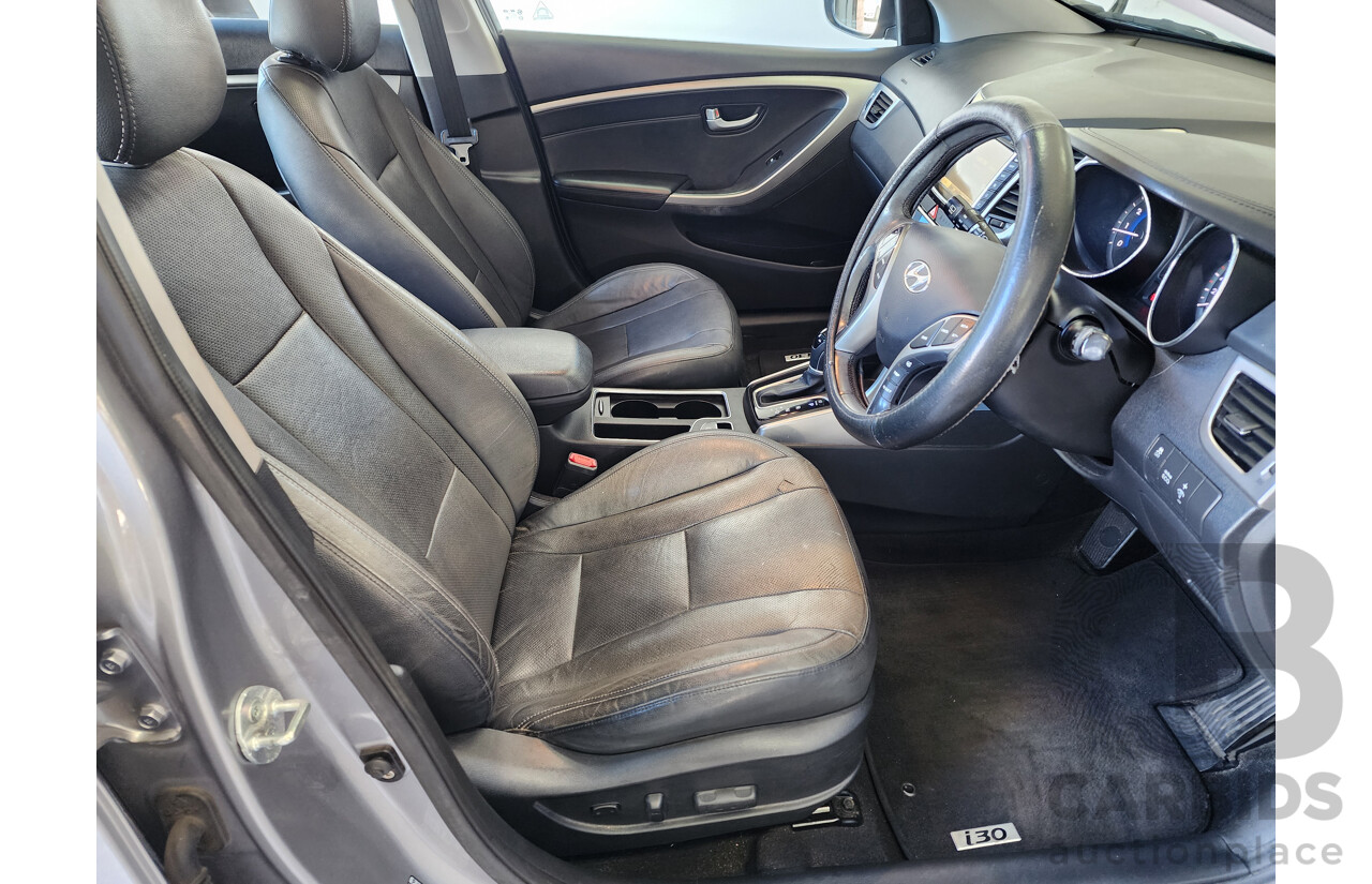 06/2013 Hyundai i30 Premium GD 5d Hatchback Silver 1.8L