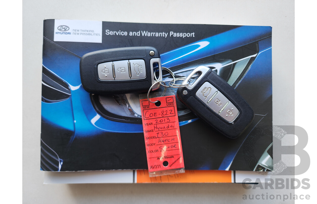 06/2013 Hyundai i30 Premium GD 5d Hatchback Silver 1.8L