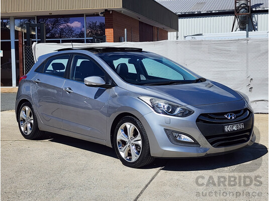 06/2013 Hyundai i30 Premium GD 5d Hatchback Silver 1.8L