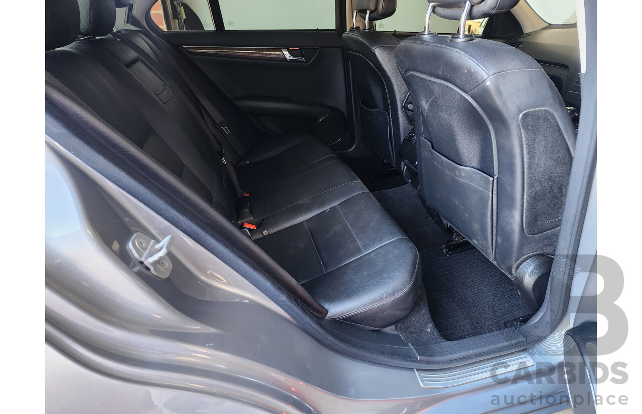 12/2010 Mercedes-Benz C250 CGI Avantgarde W204 MY10 4d Sedan Silver 1.8L