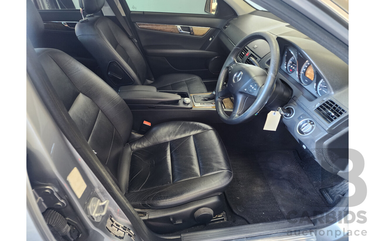 12/2010 Mercedes-Benz C250 CGI Avantgarde W204 MY10 4d Sedan Silver 1.8L