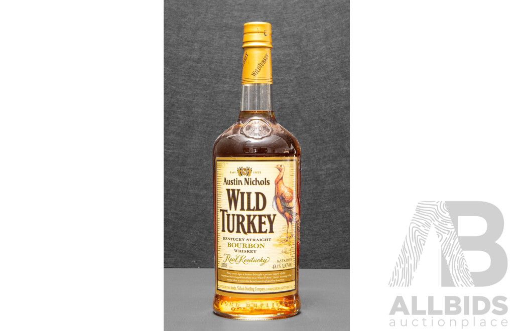 Vintage Bottling Wild Turkey Kentucky Straight Bourbon Whiskey 1000ml