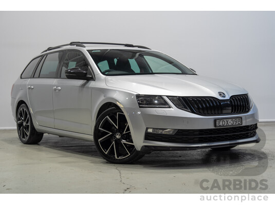 10/2019 Skoda Octavia 110 TSI Sport NE MY19 4D Wagon Brilliant Silver Metallic Turbo 1.4L