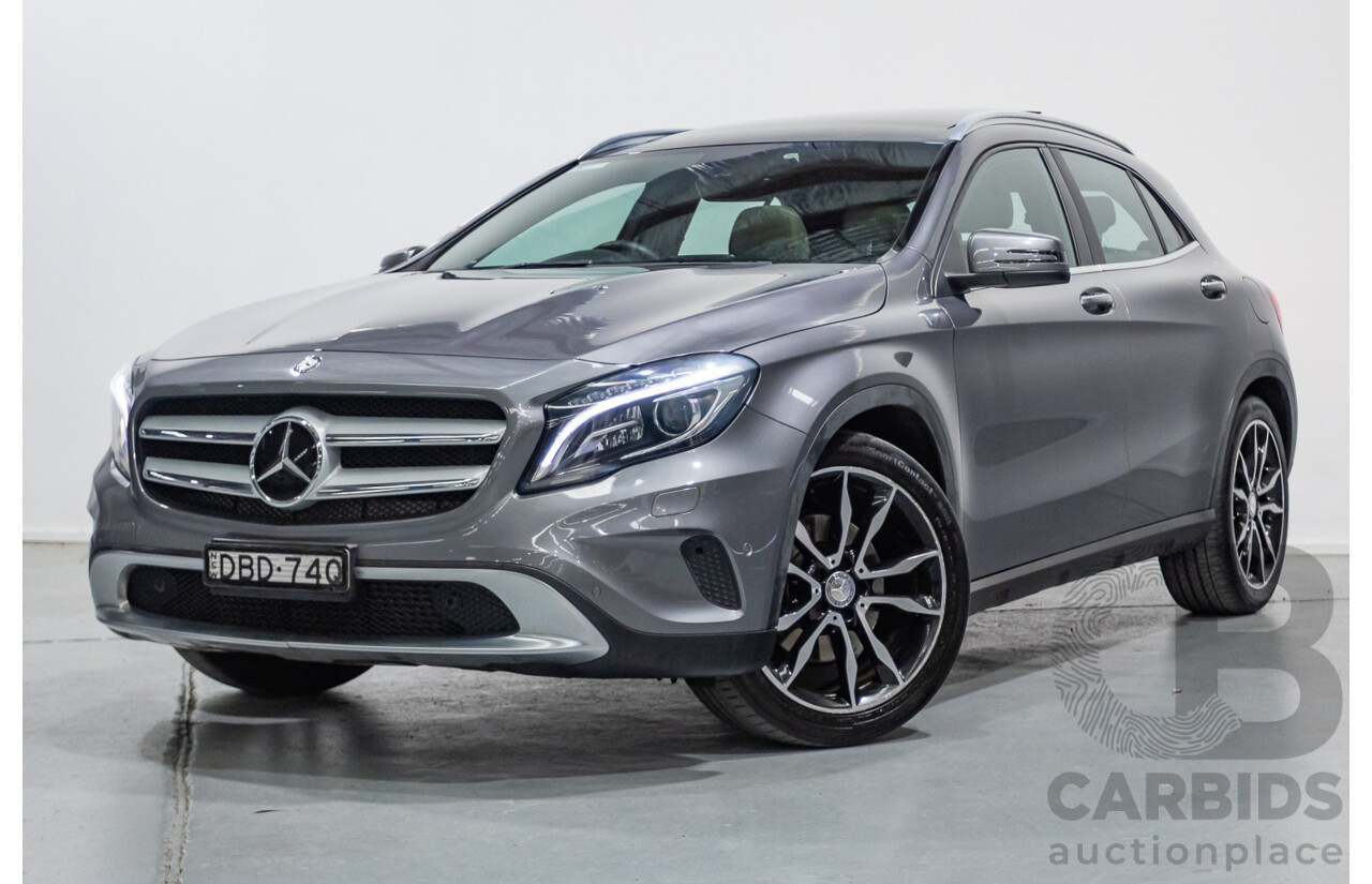 10/2015 Mercedes-Benz GLA 250 4Matic (AWD) X156 MY16 4d Wagon Mountain Grey Metallic Turbo 2.0L