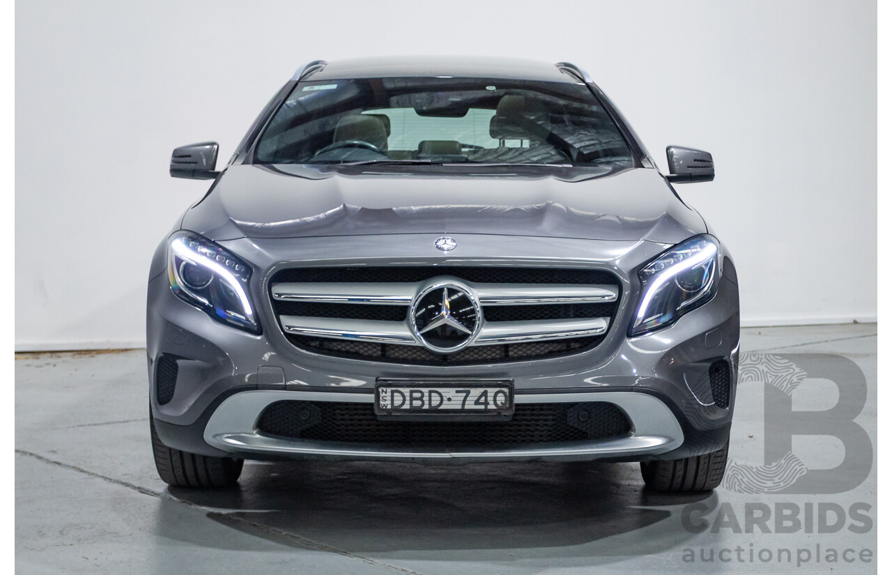 10/2015 Mercedes-Benz GLA 250 4Matic (AWD) X156 MY16 4d Wagon Mountain Grey Metallic Turbo 2.0L