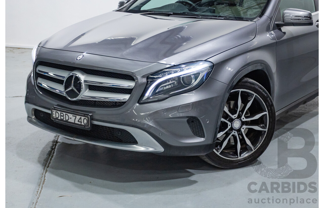 10/2015 Mercedes-Benz GLA 250 4Matic (AWD) X156 MY16 4d Wagon Mountain Grey Metallic Turbo 2.0L