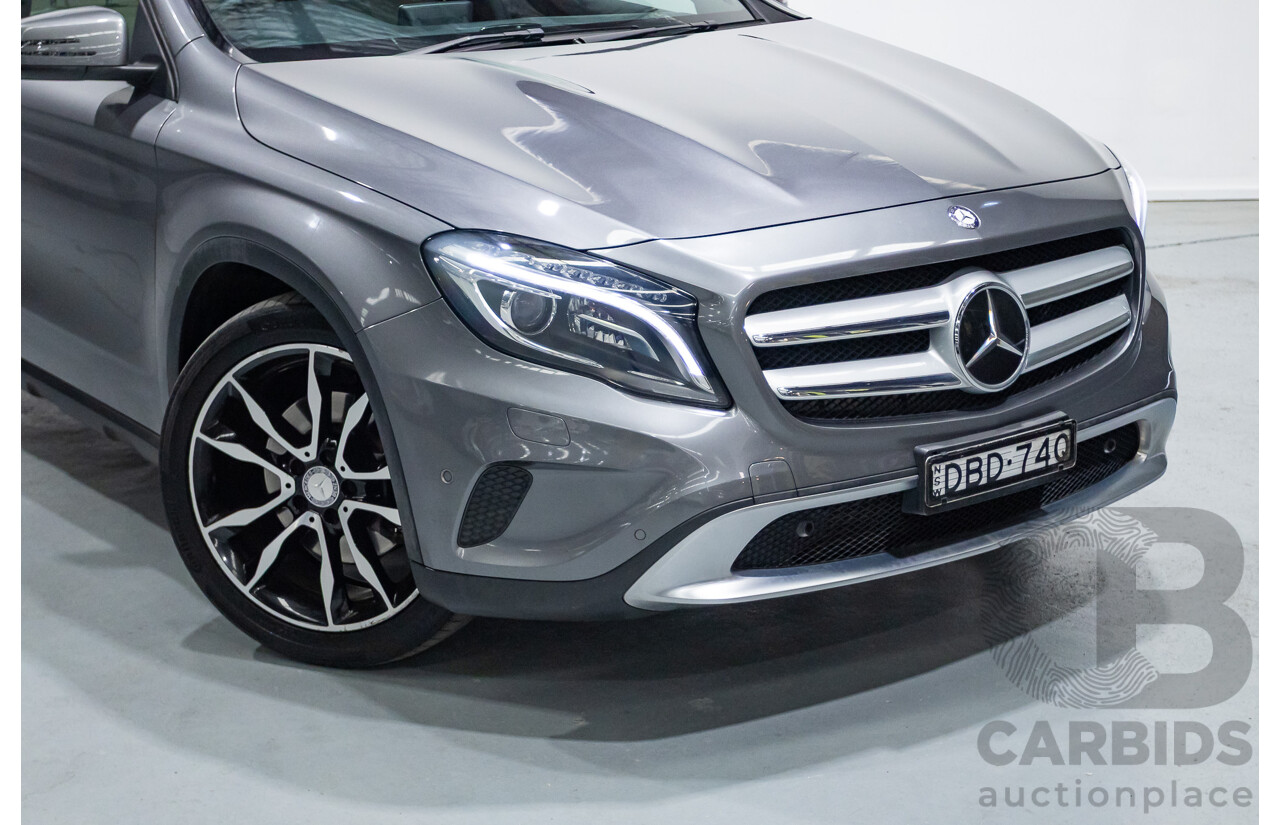 10/2015 Mercedes-Benz GLA 250 4Matic (AWD) X156 MY16 4d Wagon Mountain Grey Metallic Turbo 2.0L