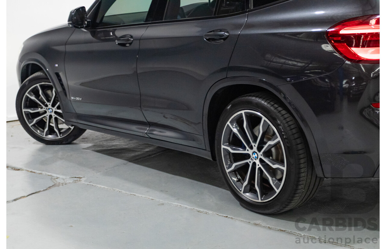 1/2018 BMW X3 XDrive 30d M Sport (AWD) G01 MY18 4d Wagon Dark Graphite Metallic Turbo Diesel 3.0L