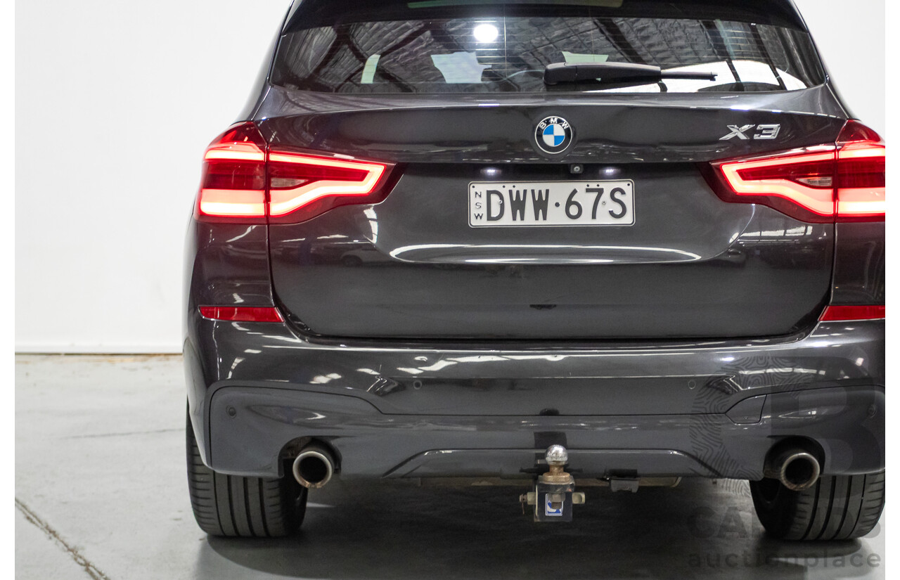 1/2018 BMW X3 XDrive 30d M Sport (AWD) G01 MY18 4d Wagon Dark Graphite Metallic Turbo Diesel 3.0L