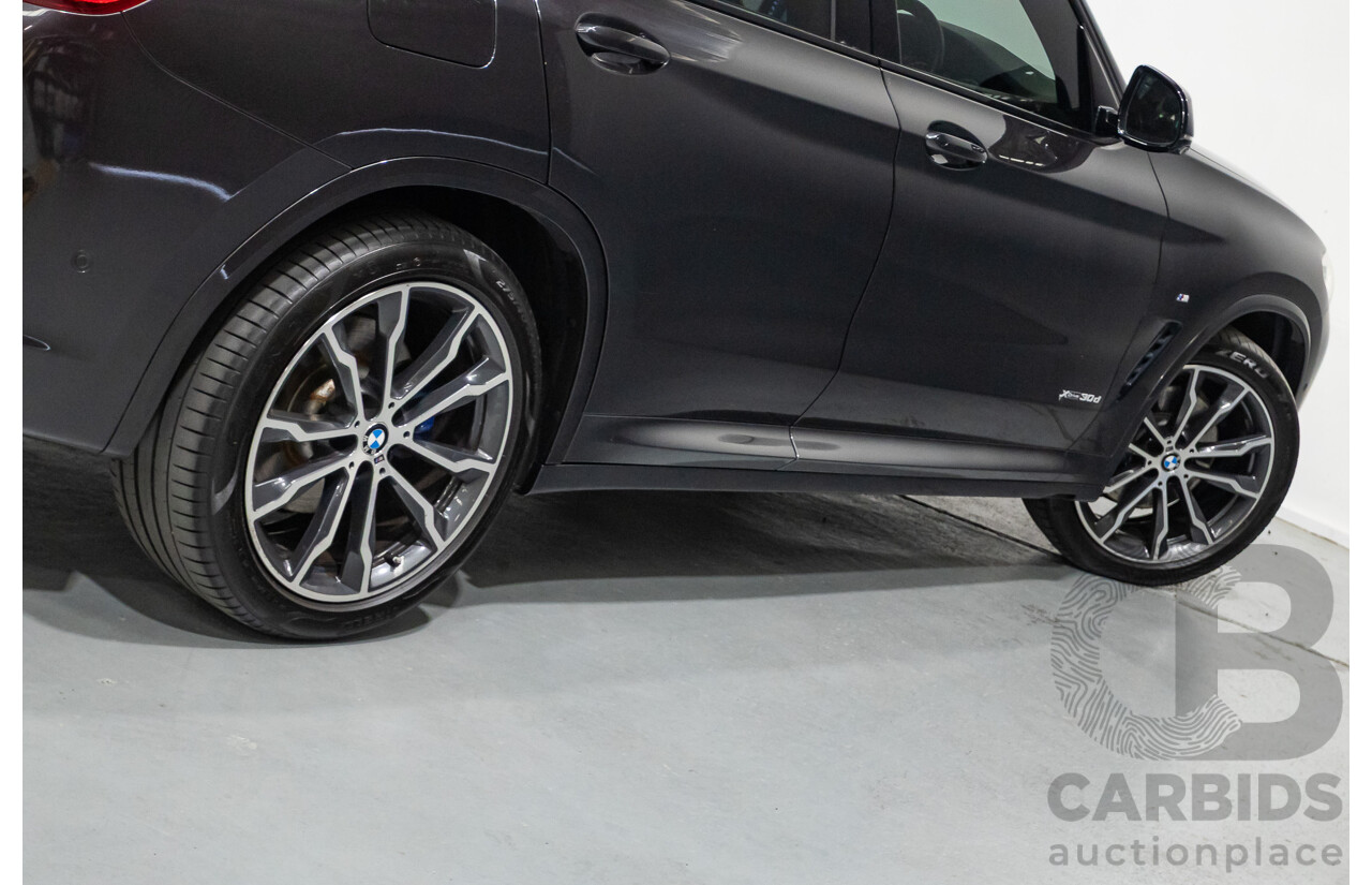 1/2018 BMW X3 XDrive 30d M Sport (AWD) G01 MY18 4d Wagon Dark Graphite Metallic Turbo Diesel 3.0L