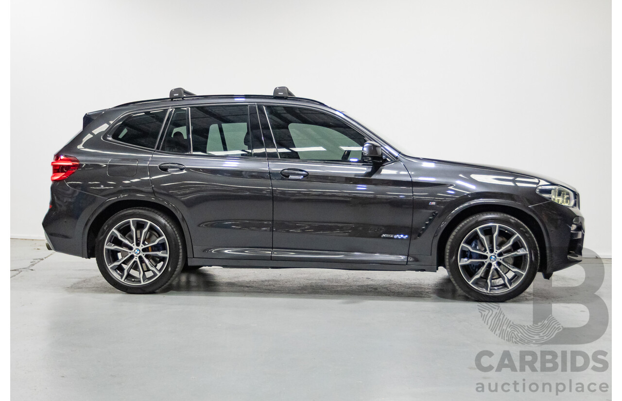 1/2018 BMW X3 XDrive 30d M Sport (AWD) G01 MY18 4d Wagon Dark Graphite Metallic Turbo Diesel 3.0L