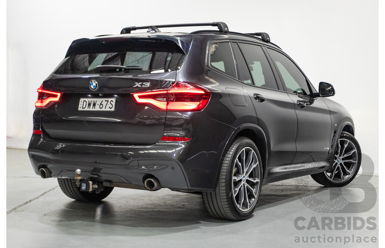 1/2018 BMW X3 XDrive 30d M Sport (AWD) G01 MY18 4d Wagon Dark Graphite Metallic Turbo Diesel 3.0L