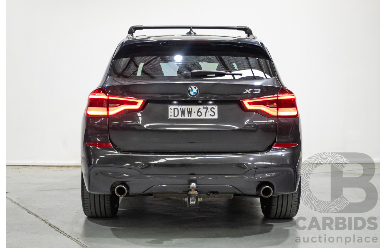 1/2018 BMW X3 XDrive 30d M Sport (AWD) G01 MY18 4d Wagon Dark Graphite Metallic Turbo Diesel 3.0L