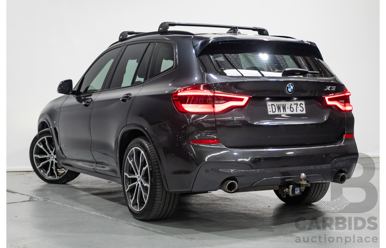 1/2018 BMW X3 XDrive 30d M Sport (AWD) G01 MY18 4d Wagon Dark Graphite Metallic Turbo Diesel 3.0L