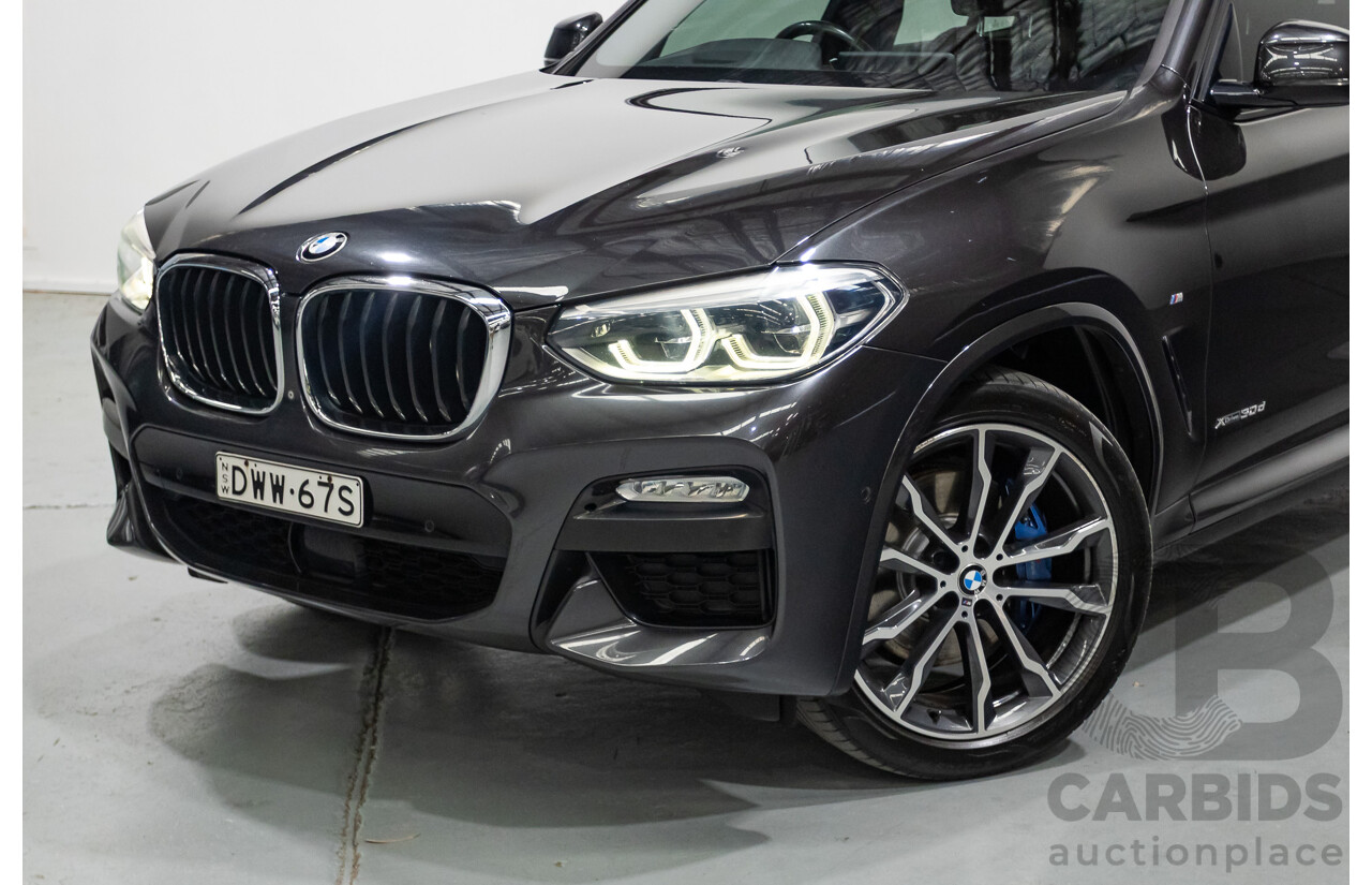 1/2018 BMW X3 XDrive 30d M Sport (AWD) G01 MY18 4d Wagon Dark Graphite Metallic Turbo Diesel 3.0L
