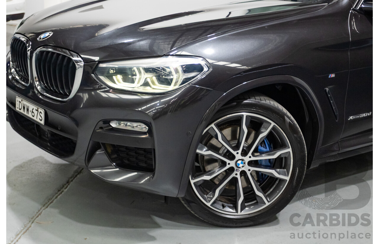 1/2018 BMW X3 XDrive 30d M Sport (AWD) G01 MY18 4d Wagon Dark Graphite Metallic Turbo Diesel 3.0L