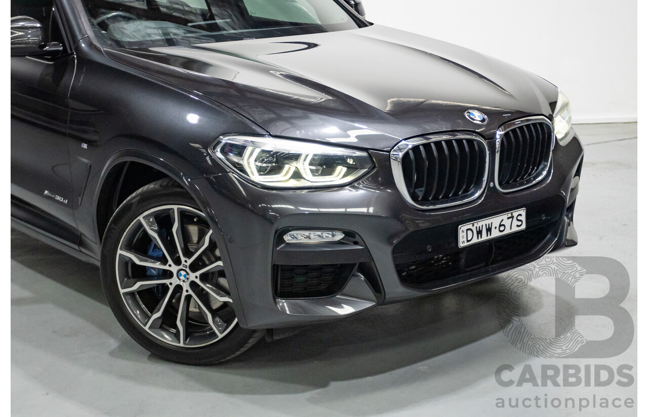 1/2018 BMW X3 XDrive 30d M Sport (AWD) G01 MY18 4d Wagon Dark Graphite Metallic Turbo Diesel 3.0L