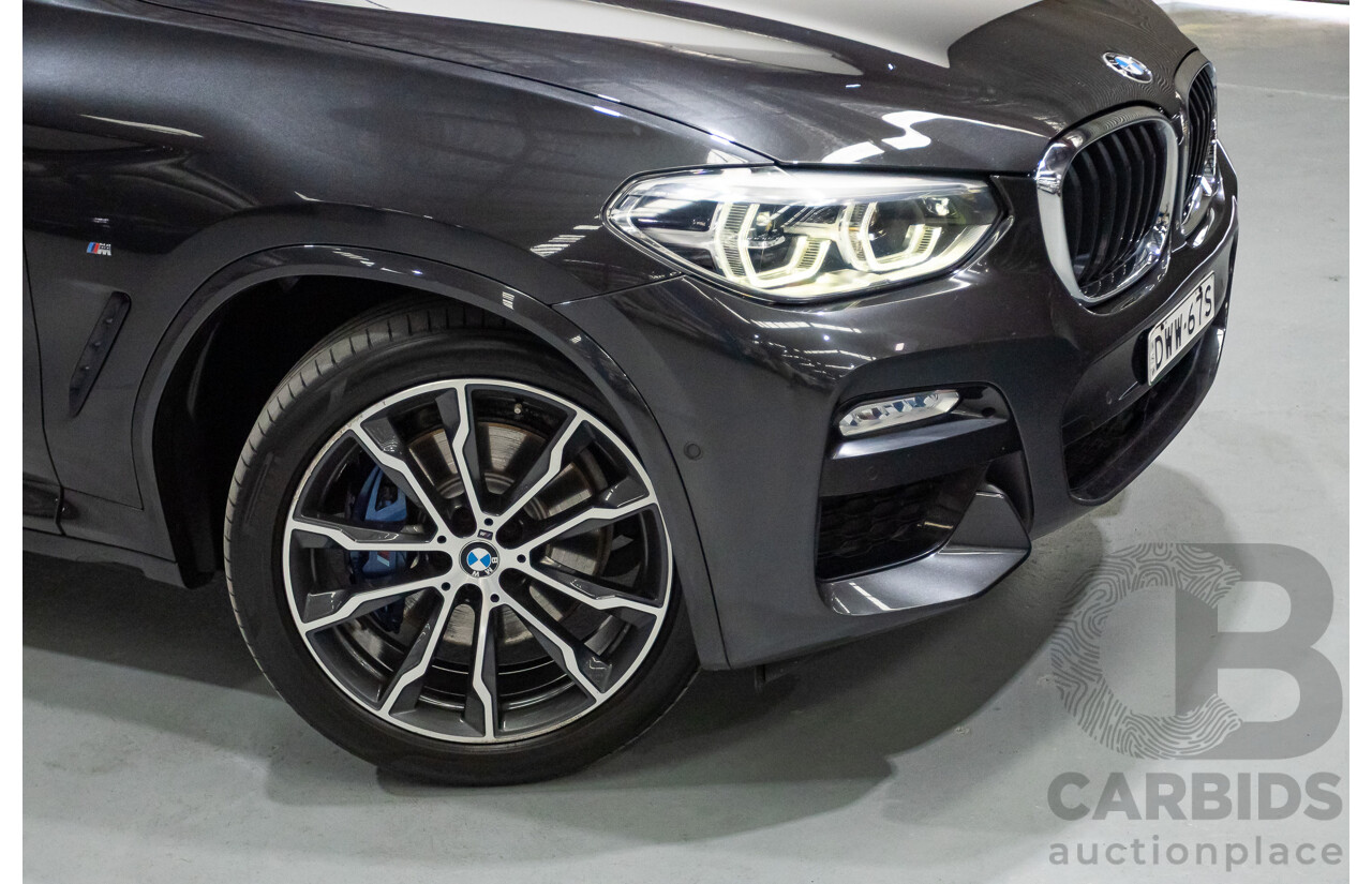 1/2018 BMW X3 XDrive 30d M Sport (AWD) G01 MY18 4d Wagon Dark Graphite Metallic Turbo Diesel 3.0L